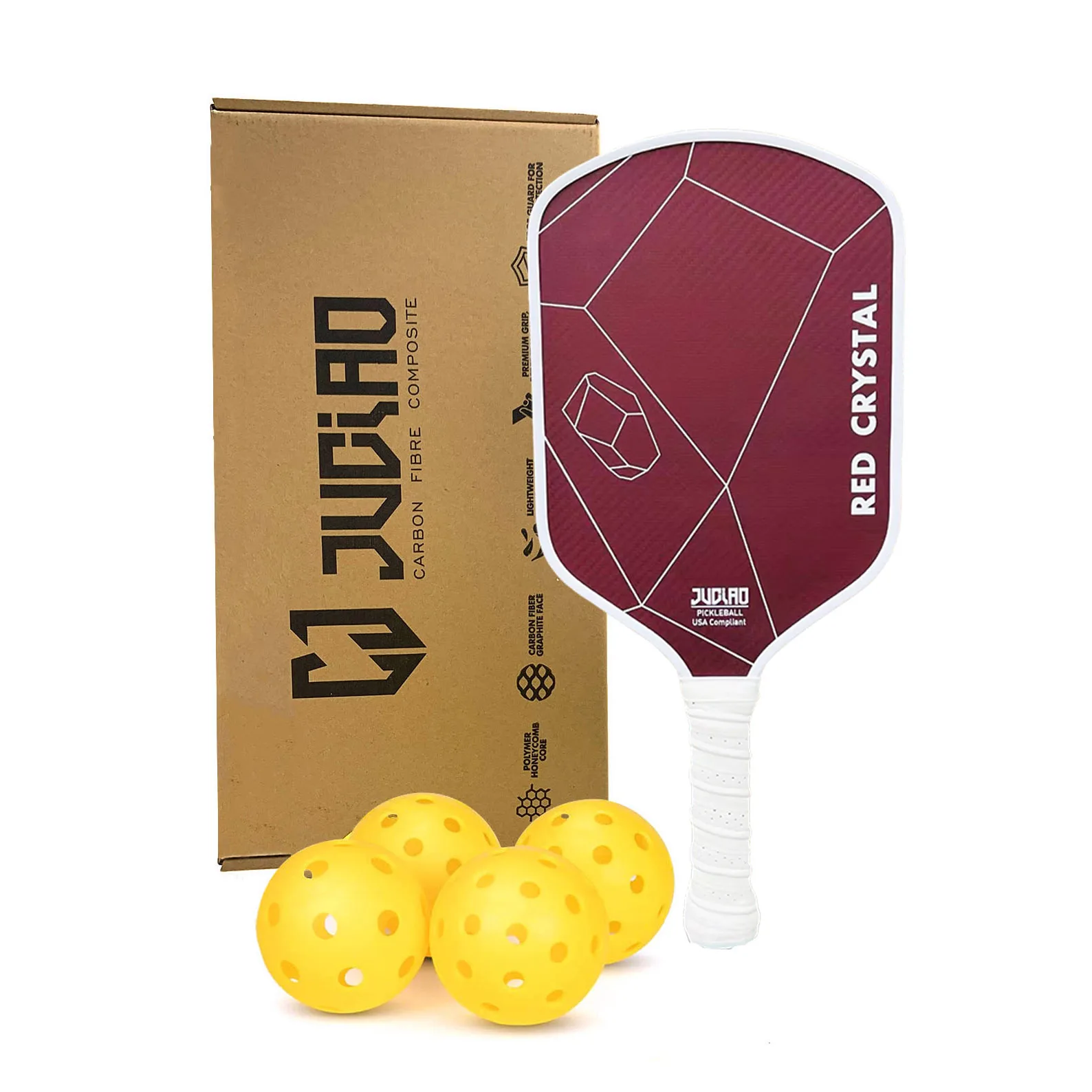 Customized USAPA Standard Kevlar Pickleball Paddle New Designed Unibody Foam Thermoforming Build Edging for Entertainment Use