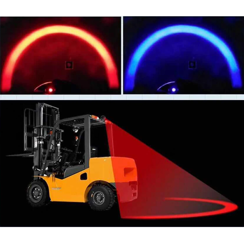 product 3d lens red or blue arc zone u lamp forklift safety warning light-36