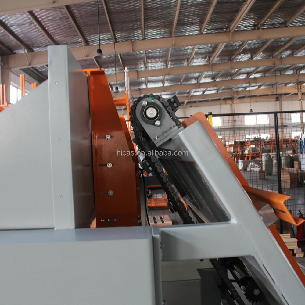 HICAS SF7013S Automatic Double Head Notching Machine with Automatic Feeder US Pallets Stringer Notcher Groover