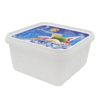 1000ml IML ice cream container .square- HONOKAGE