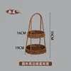 Double-layered round high-sided baskets [10 pieces]