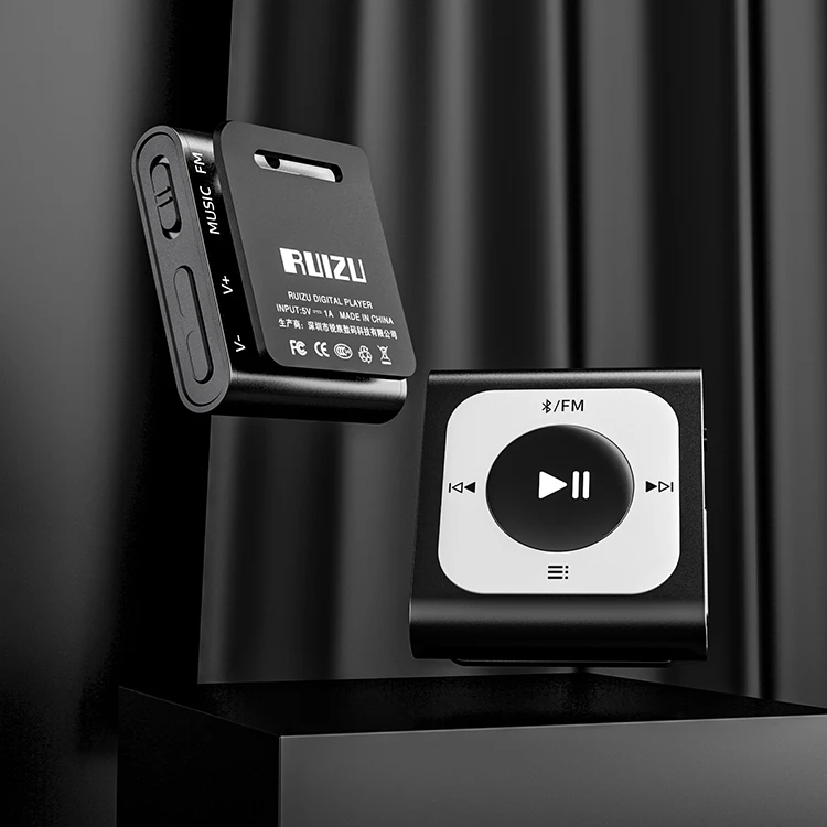 RUIZU X66 Source Factory Guangdong New Song Hindi High Quality Music Sound Download Portable Players Mp3 Music Clip Player
