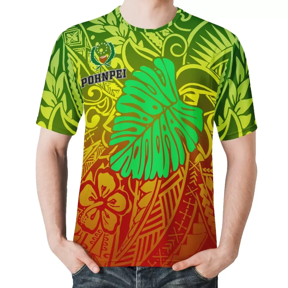 Camiseta de Pohnpei de talla grande a precio barato, camiseta en