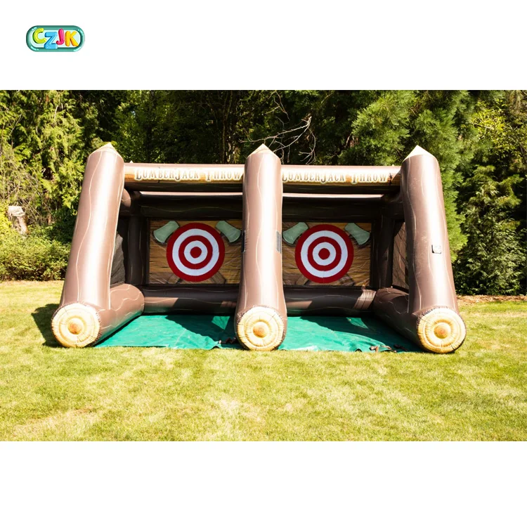 Inflatable Lumber Jack Axe Throwing Bounce Houses Game For Sale Buy