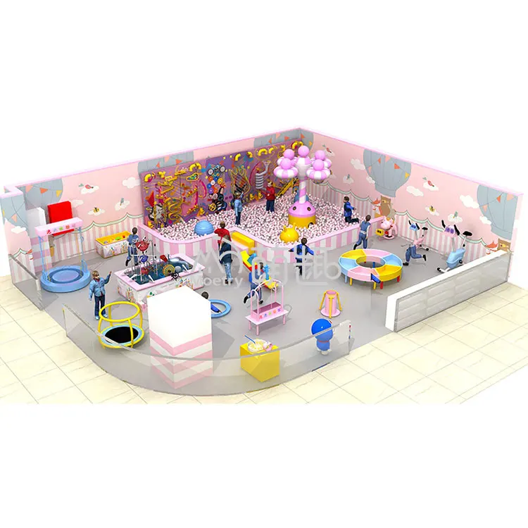 Moetry Small Indoor Playground Fun Education for Kids