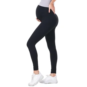 Wholesale Maternity Pants Mom Maternity Wear Sports Yoga Soft Pants Fitness Wear Fitness Maternity Yoga Leggings