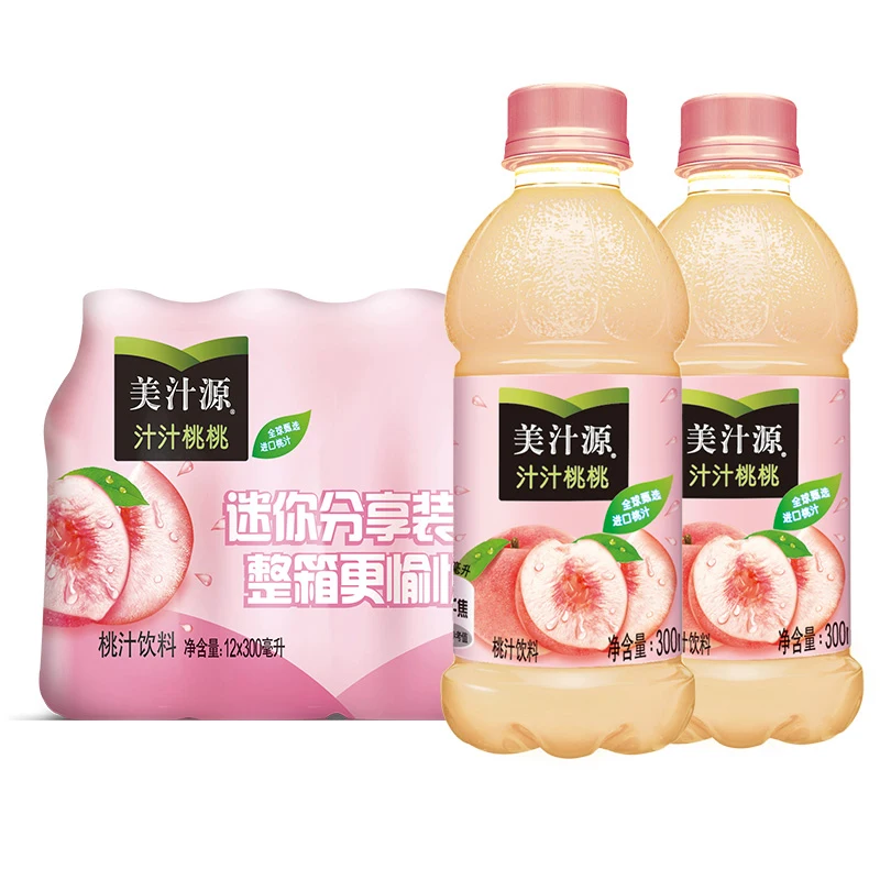 Meizhiyuan Fruit Orange Juice Beverage Juice Peach Grape 450ml Cooca Cola Home Pack Passion Fruit Lemon Green Flavor