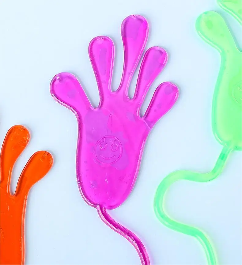 Colorful Elastic Telescopic Sticky Hand Toys Sticky Palms Climbing Sticky  Little Hands Nostalgic Small Toys