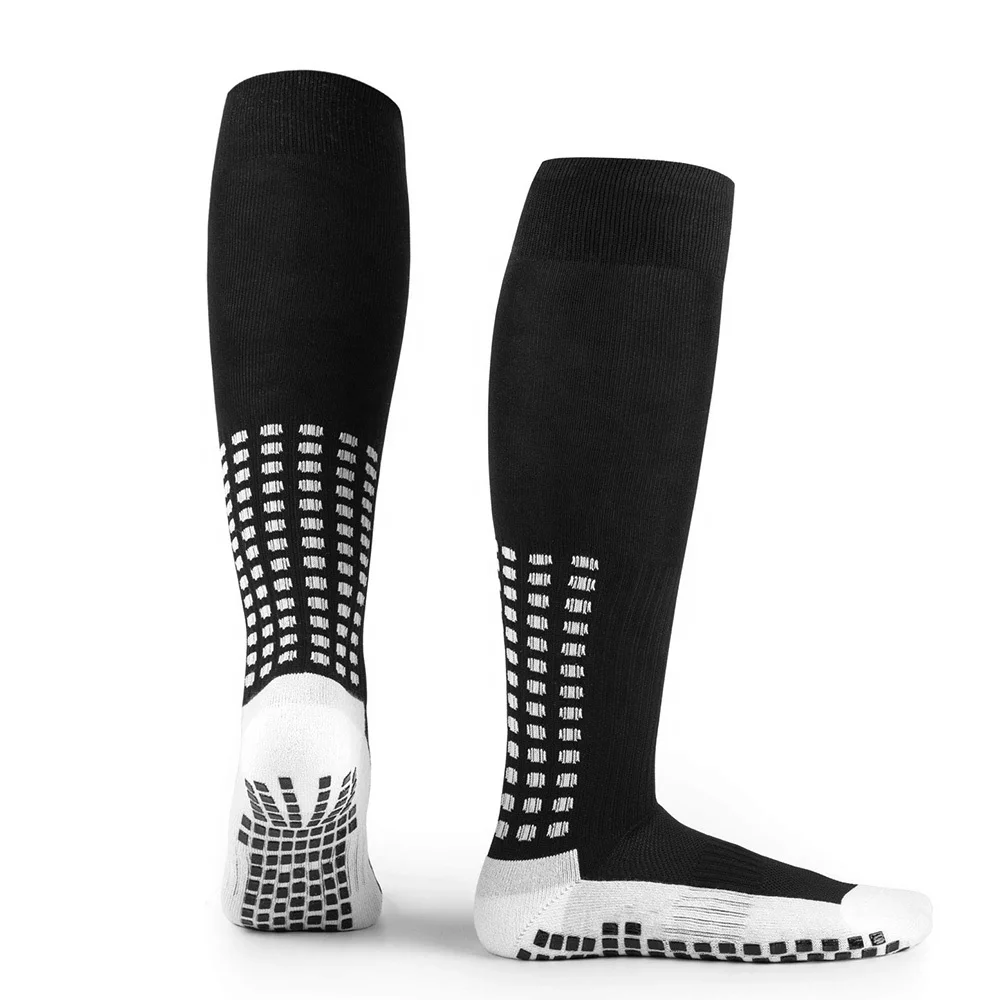 Custom Football Socks Cotton Men Sport Long Socks Over Knee High Soccer Grip Socks Buy Custom