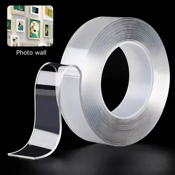 Washable and Reusable Nano-double-sided Adhesive, Multi-purpose, High Adhesion and Non-falling