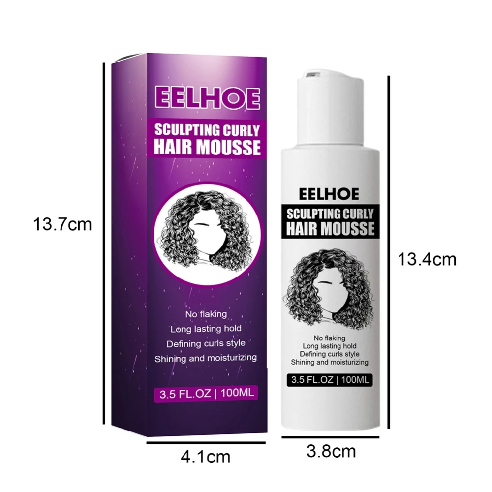 Eelhoe Hair Styling Mousses Antifrizz Styling Foam Moisturizing Care