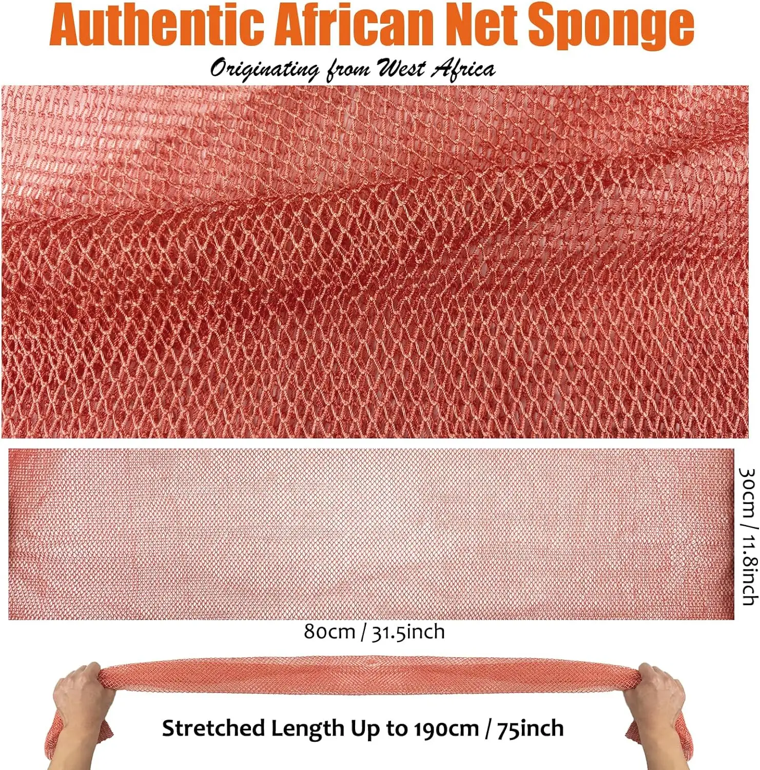 Factory Direct Sale African Fish Net Body Sponge Roll Net for Smoother Skin  and Daily Use & Great Gifts
