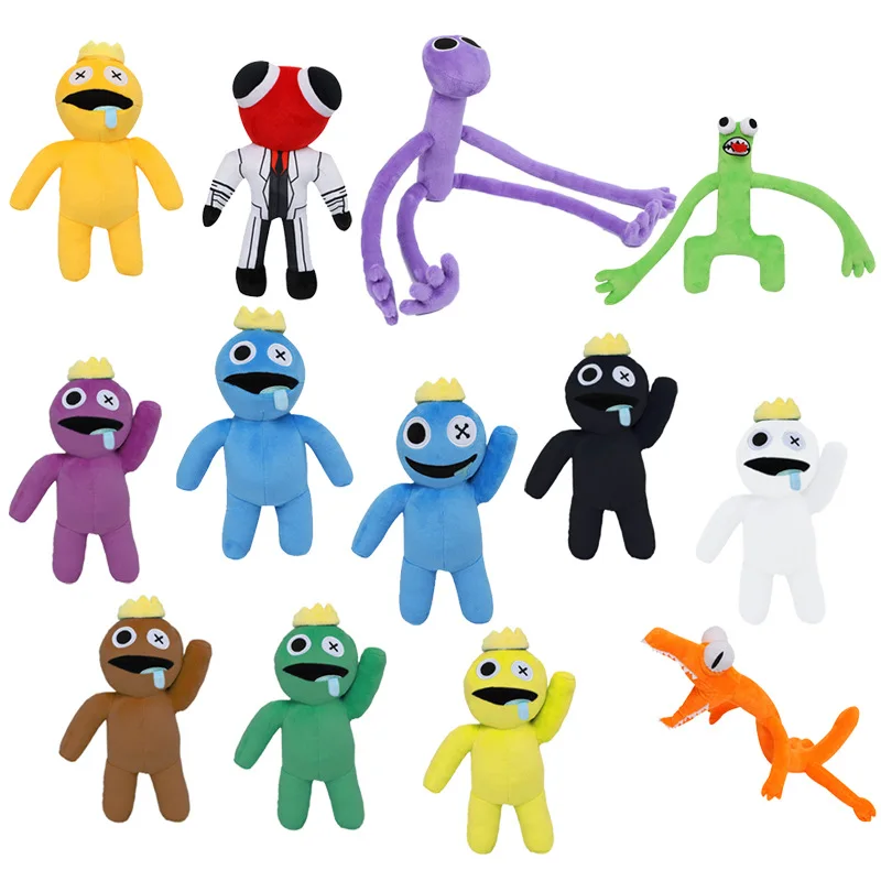 Rainbow Friends Plush Toy: Cartoon Game Character Doll & Kawaii