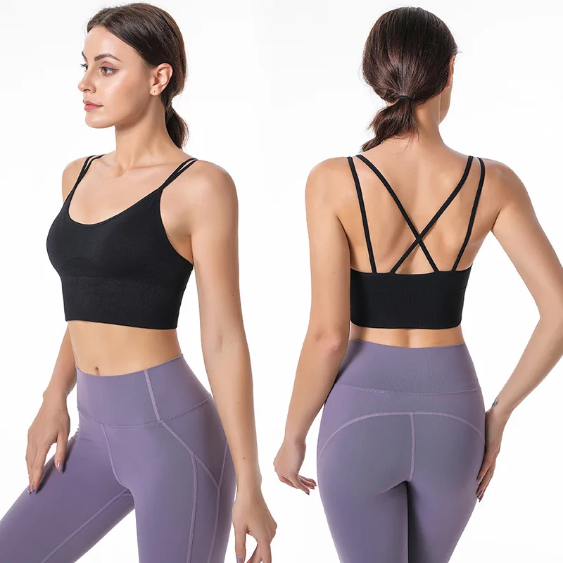 Wholesale High Quality Gym Women Fitness Yoga Tank Top Backless