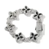 Silver with black