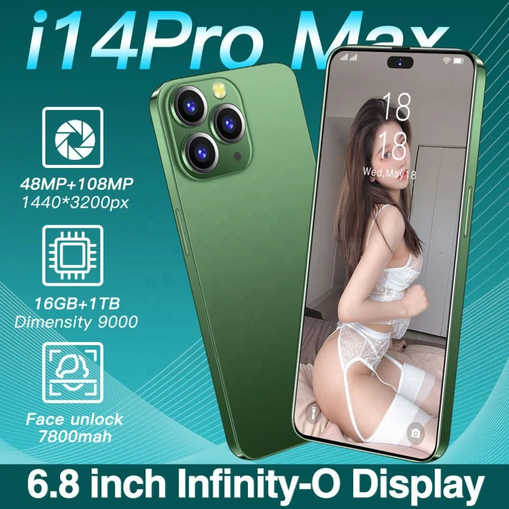 i14 Pro MAX Android 7.3 inch large screen 13 million pixels8GB+128GB