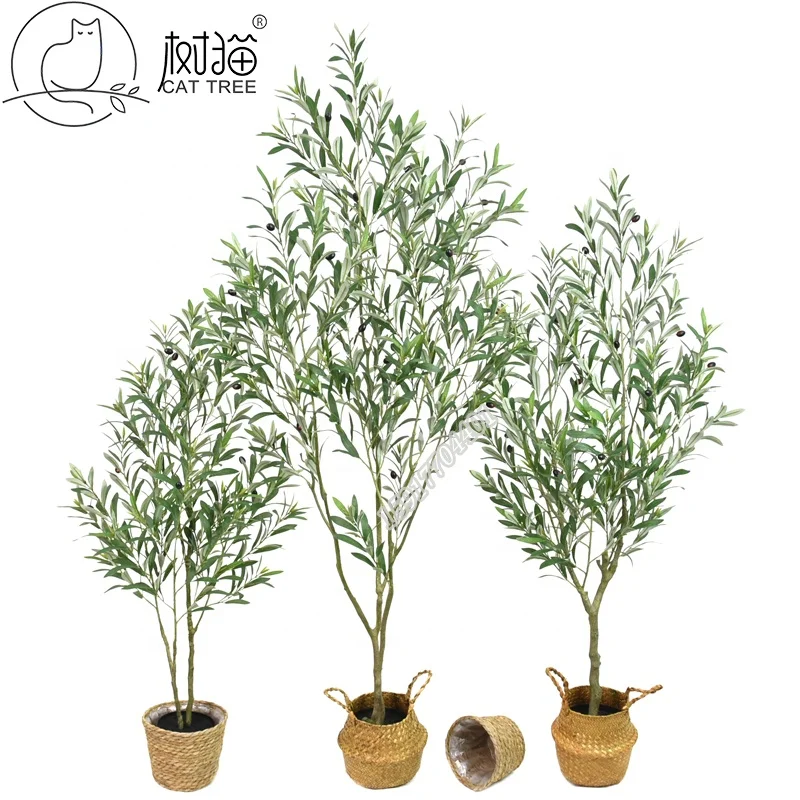 Newest Style Bonsai Tree Plastic Tree Plant Artificial Olive Tree For