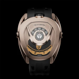 For TSAR BOMBA TB-8213 Automatic Mechanical Wristwatch for Men DIY Analog Display with Water Resistant Rubber Band