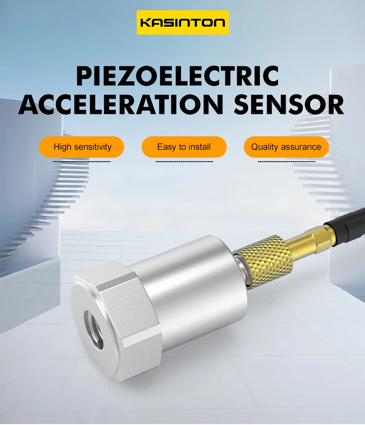 JSDED0100 Piezoelectric Acceleration Sensor Wide Frequency Dynamic Range Small Size Light Weight Universal Iepe details