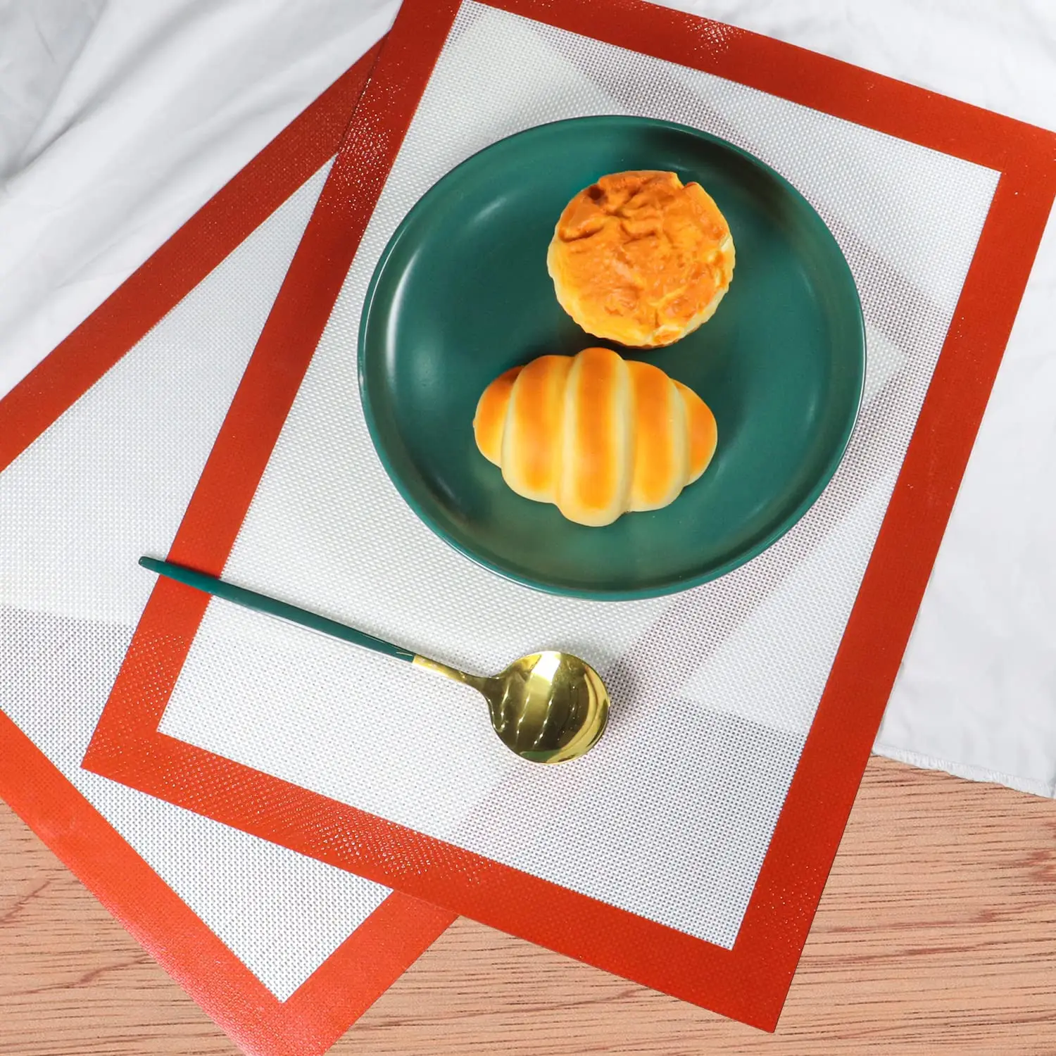 Tappetino antiaderente in silicone trasparente 30 x 40 cm La Mandorla