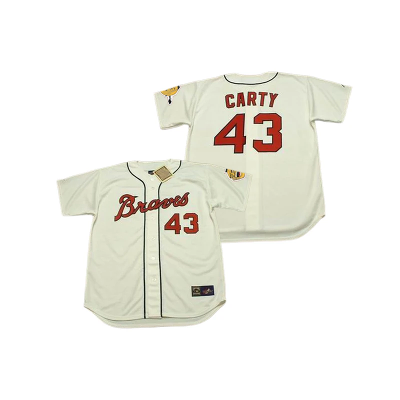 Wholesale Men's Atlanta 44 Hank Aaron 48 Mack Jones 48 Ralph Garr 56 Jim  Bouton 65 Satchel Paige Throwback Baseball Jersey Stitched S-5xl From  m.