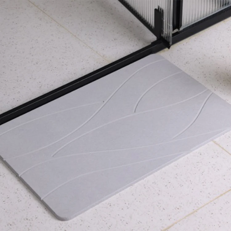 Diatomite Stone Bath Mat Stone Quick Dry Bathroom Slab Diatomaceous