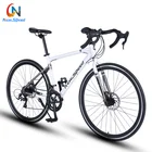 Bicycle Wholesale Bike Customize Black 700C Steel Frame Racing Road Bike 21speed Road Bicycle