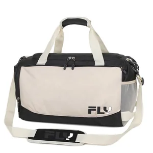 Custom Big Capacity Travel Duffel Bag with Shoes Compartment Waterproof Exercise Bag Custom Weekend Gym Fitness Bag with Logo