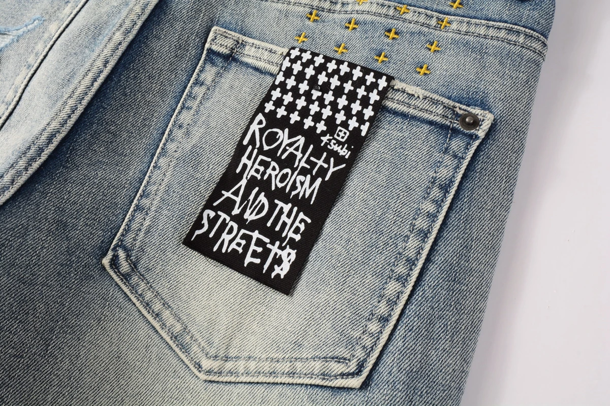 TY HEROISM AND THE STREET ブラックデニム28 Hot royalty heroism and the streets New Arrivals ROYALTY HEROISM