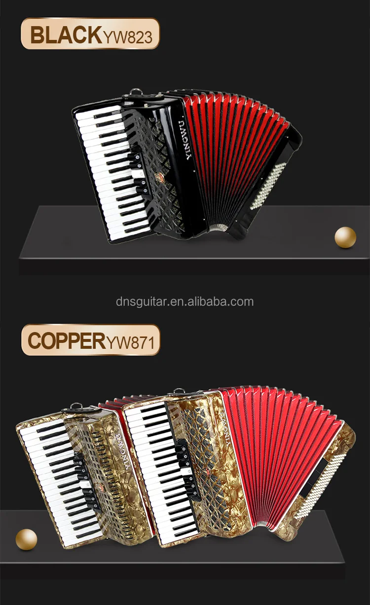 120 Bass 3 Chorus Keyboard Parrot Accordion,Yingwu Piano Accordion