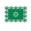 manteles individuales verdes