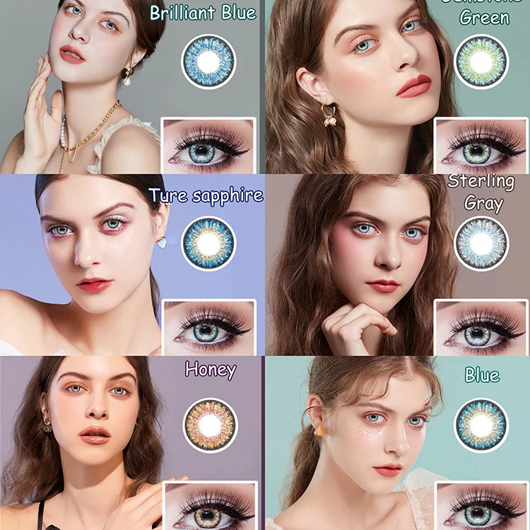AFancy Pro Wholesale Glassball Yearly Cheap Big Eye Color Contact Lenses