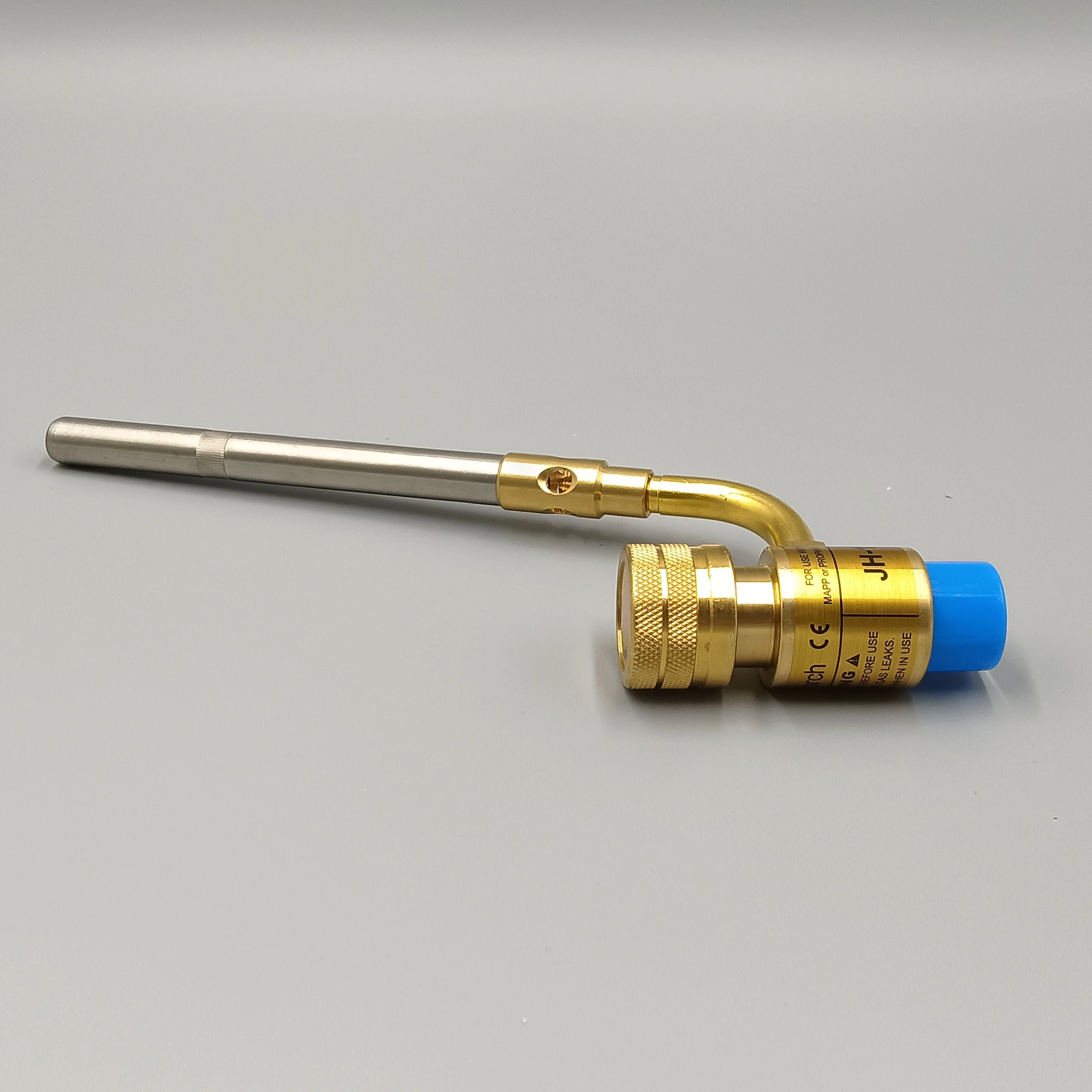 Portable Outdoor Welding Torch Flame Gun Dual Nozzle Brass Gas Welding Torch