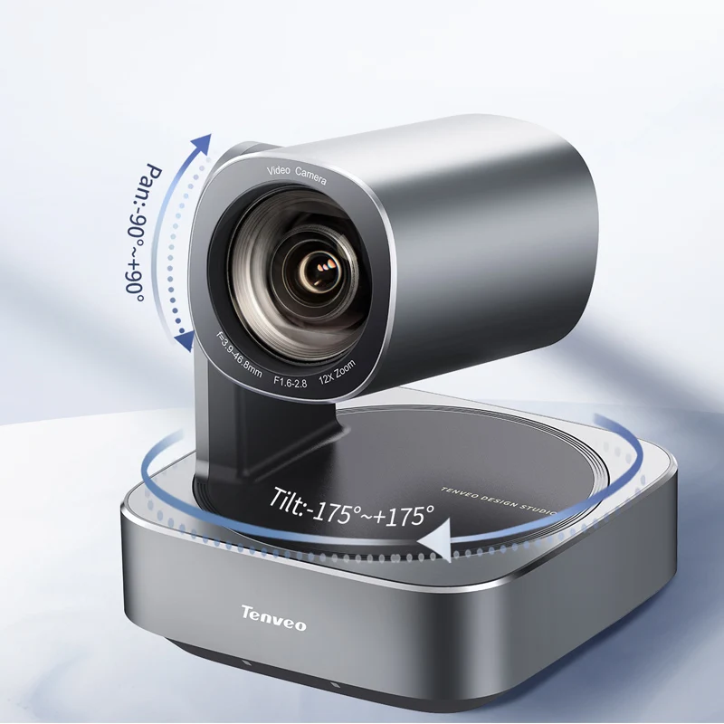 Tenveo PTZカメラ 4K UHD イメージングシステム VL12U Amazon.com: Tenveo 4K PTZ Camera AI Auto Tracking 12X Optical Zoom