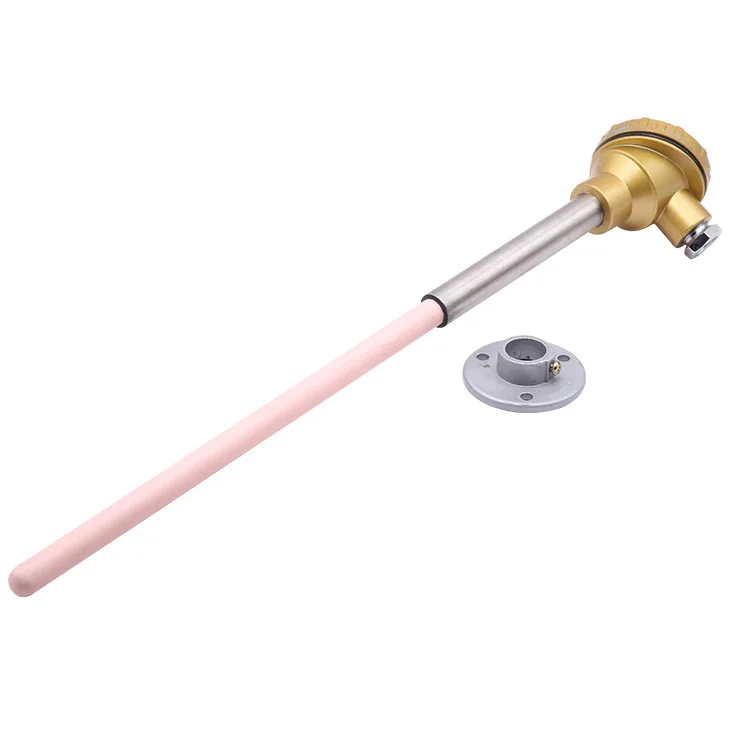 1800c Ceramic Tube High Temperature Sensor s R B Type Platinum Rhodium Thermocouple Sensor