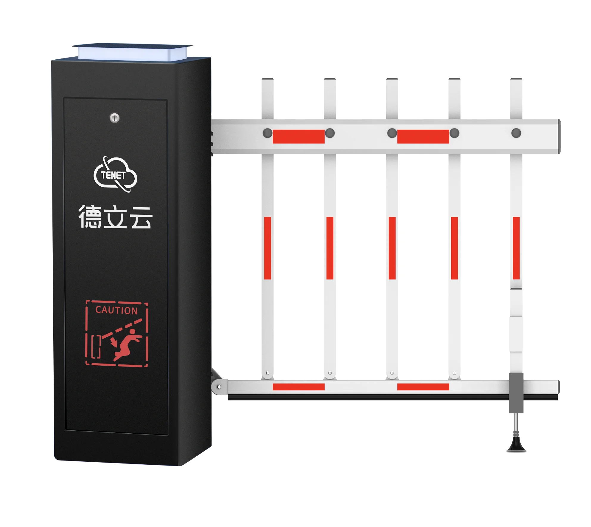 Fast Opening Parking Lot Gate Barrier Rod 24V DC Brushless Motor Rfid Automatic Boom Barrier Gate Traffic Servo Barrier
