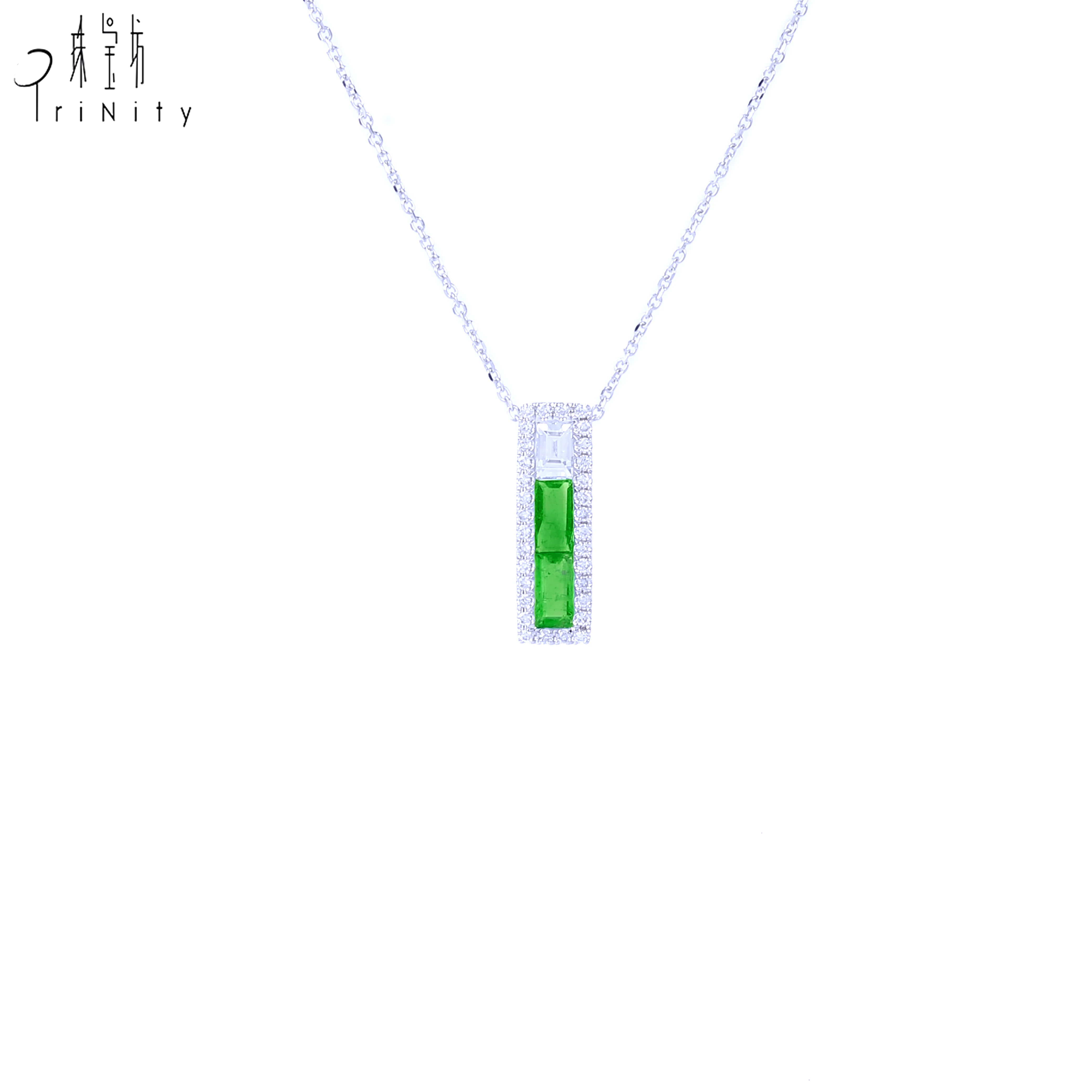 baguette necklace womens