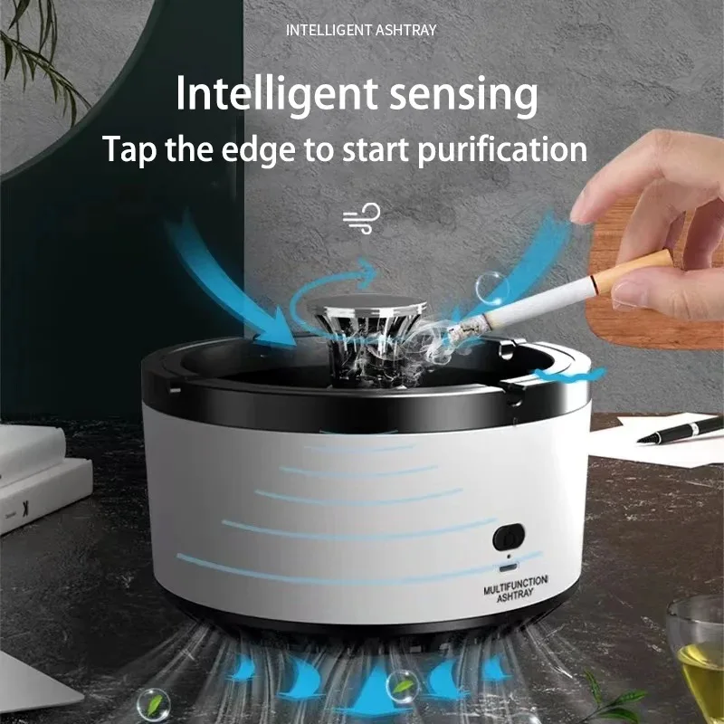 multi-functional intelligent air purifier ashtray intelligent
