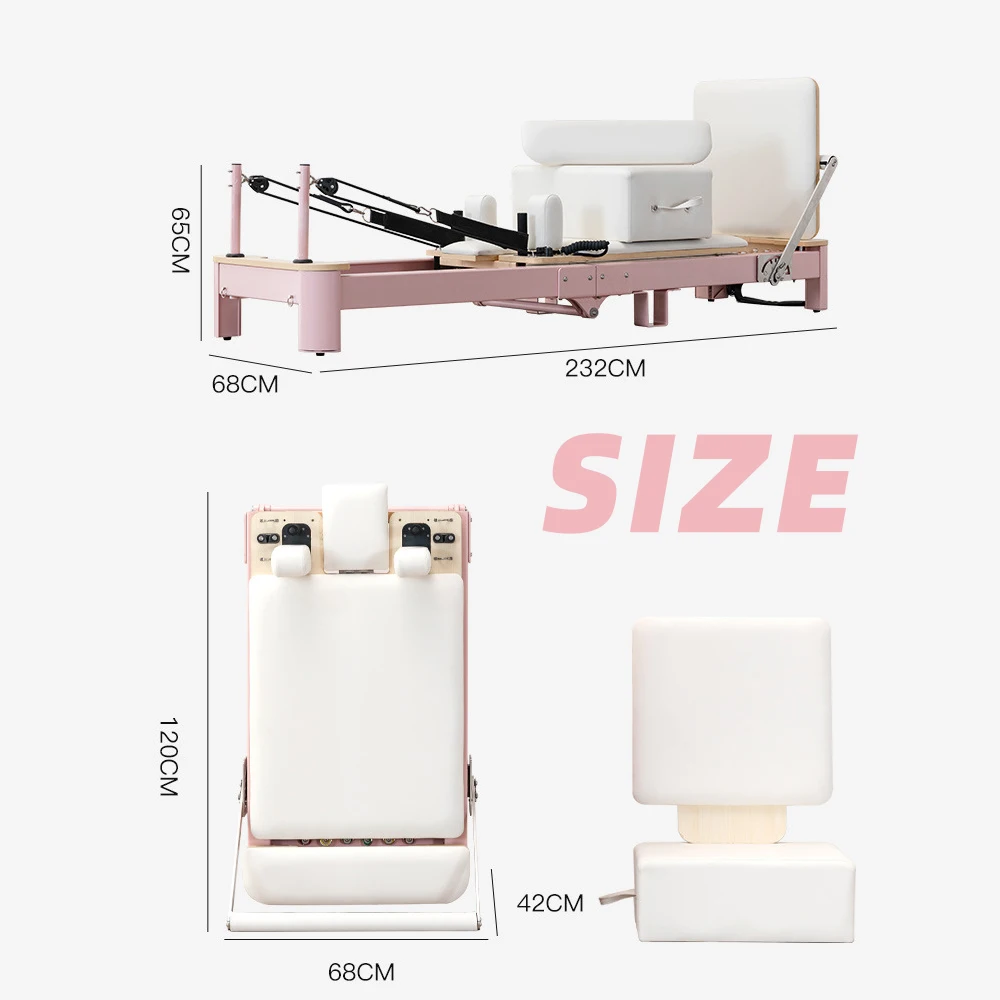 Multifunctional Folding Foldable Aluminum Alloy Pilates Reformer Core