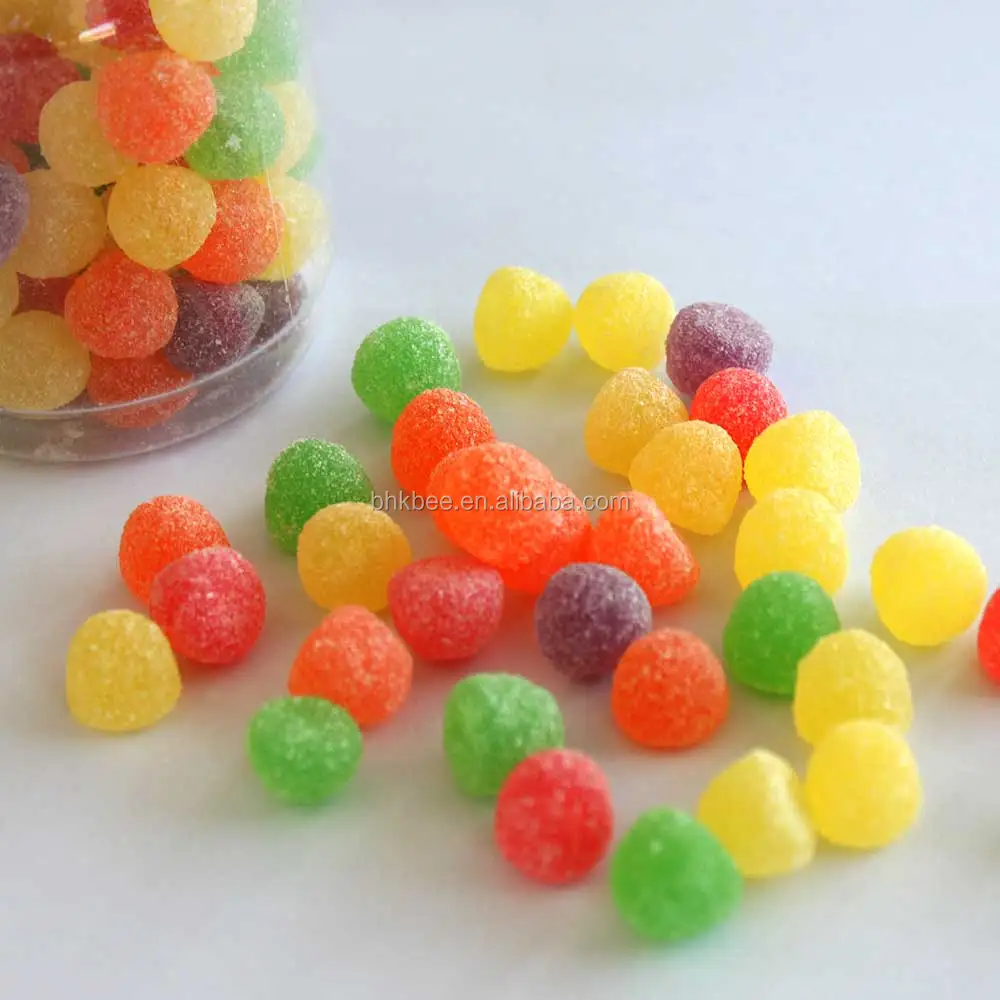 wholesale high quality gummy stick sugar coated soft chewy candies