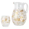 Transparent with one color pattern