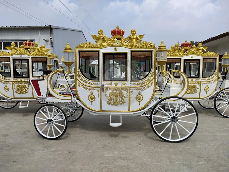 Customized Wedding Horse Drawn Carriage Wagon Sightseeing Royal ...