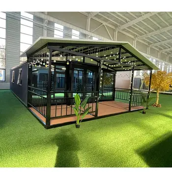 40ft Foldable House Luxury Modern Prefab Villa Insulated Portable Expandable Container House 2 3 4  Bedroom Mobile Tiny Home