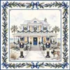 Noël côtier bleu blanc cassé