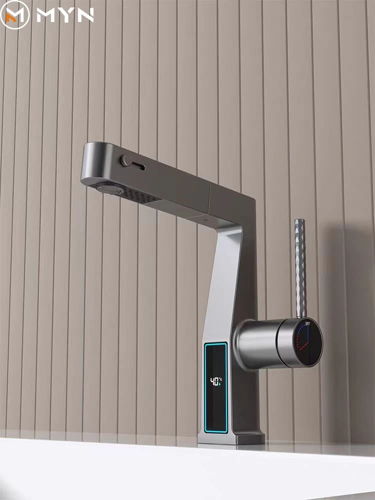 Sanitary Ware High End Temperature Display Screen Wc Lavabo Smart Tap ...
