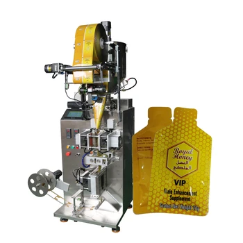 Automatic Back Stick Irregular Shaped Sachet fruit juice liquid honey chocolate paste Packaging Machine