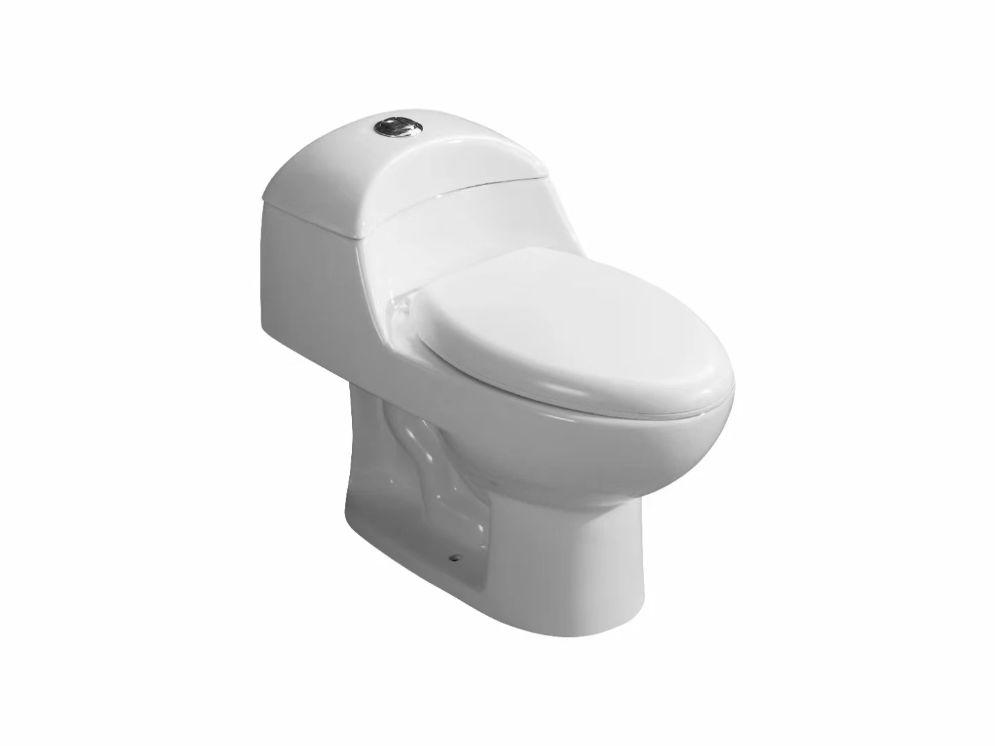 South American Hot Sell One Piece Toilet Jim Siphon S Trap 300 mm Floor Stand OEM Colorful Toilet factory