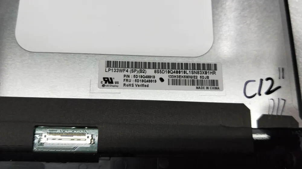 Écran Tactile Tactile Neuf Pour Lenovo Yoga 730-13IKB / 730-13IWL - Référence 5D10Q89743