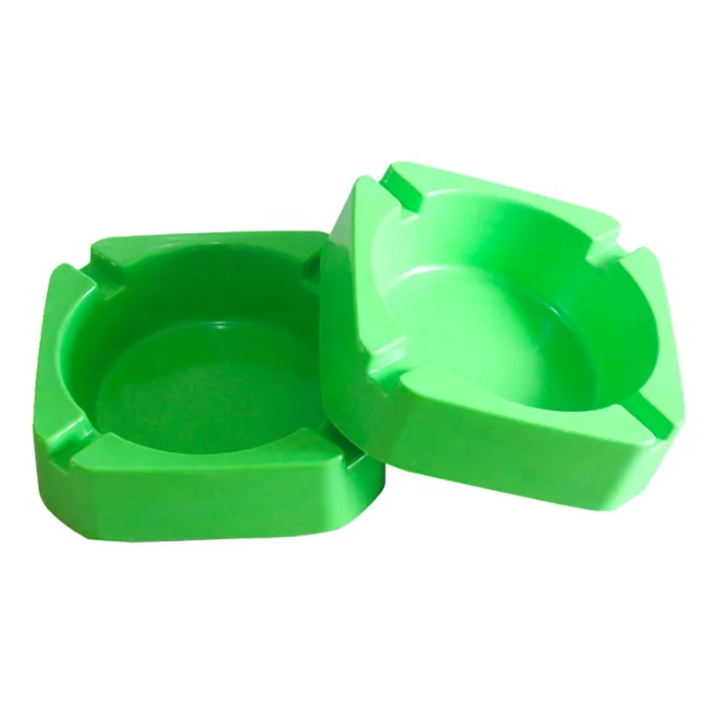 Custom Plastic Melamine Cigarette Ashtray with logo for Vintage Hotel  Restaurant