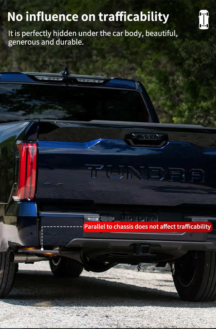 Customize Various Models Automobile Accessories Aluminum Trunk Electric Steps Running Board for TOYOTA Tundra Small Steps factory